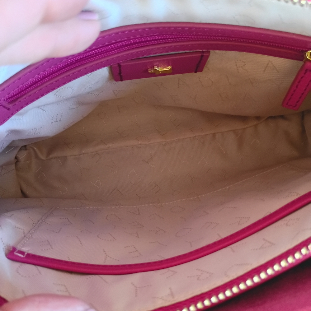 Radley London Hot Pink/Coulis Leather Liverpool Street Small Multiway Satchel - Picture 13 of 16